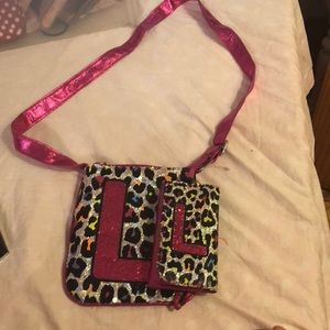 A purse with wristlet